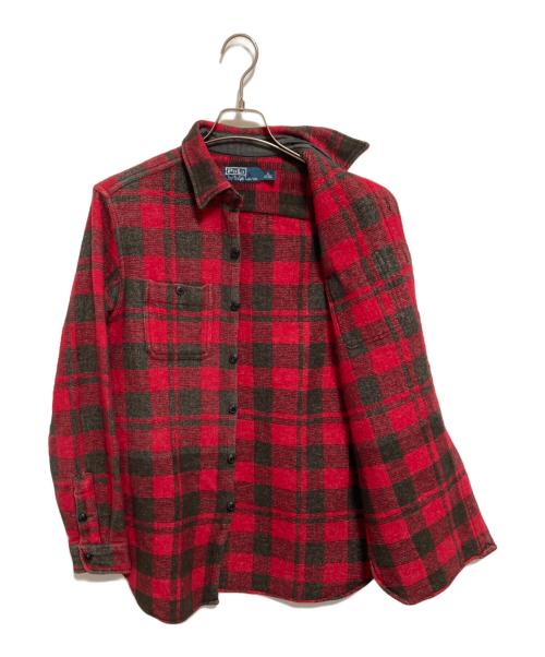 POLO RALPH LAUREN（ポロ・ラルフローレン）POLO RALPH LAUREN (ポロ・ラルフローレン) チェックシャツ レッド サイズ:Mの古着・服飾アイテム