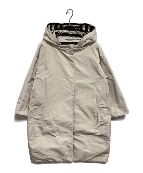 'S Max Mara（エスマックスマーラ）'S Max Mara (エスマックスマーラ) フーデッドコート アイボリー サイズ:40の古着・服飾アイテム