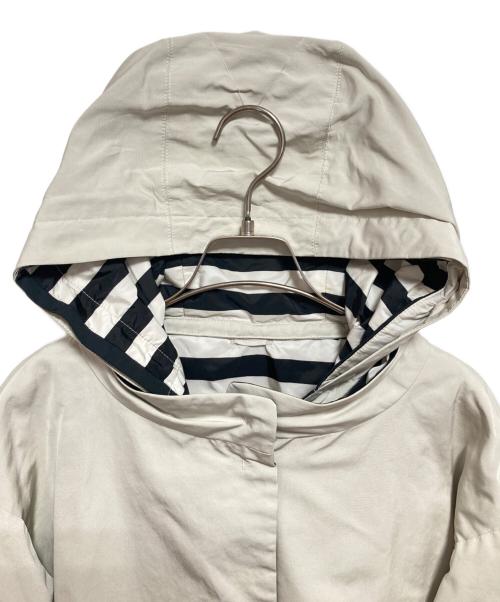 'S Max Mara（エスマックスマーラ）'S Max Mara (エスマックスマーラ) フーデッドコート アイボリー サイズ:40の古着・服飾アイテム