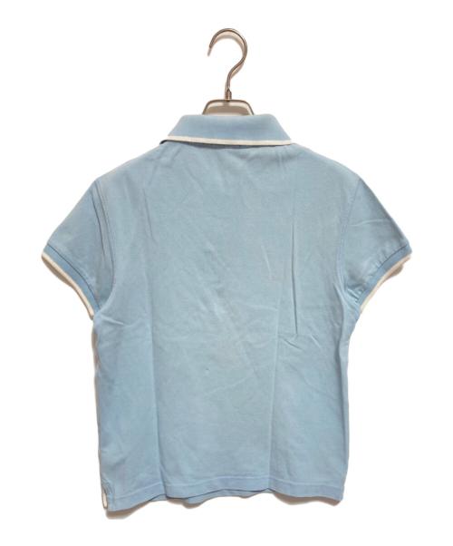 MONCLER（モンクレール）MONCLER (モンクレール) ポロシャツ ブルー サイズ:Sの古着・服飾アイテム