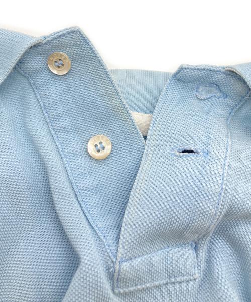 MONCLER（モンクレール）MONCLER (モンクレール) ポロシャツ ブルー サイズ:Sの古着・服飾アイテム