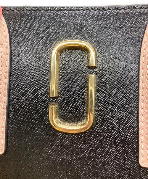 MARC JACOBS（マークジェイコブズ）MARC JACOBS (マークジェイコブス) BIGSHOT トートバック ブラック×ピンクの古着・服飾アイテム