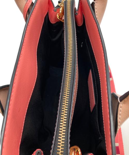 MARC JACOBS（マークジェイコブズ）MARC JACOBS (マークジェイコブス) BIGSHOT トートバック ブラック×ピンクの古着・服飾アイテム