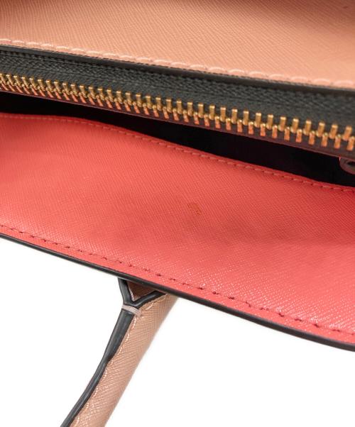 MARC JACOBS（マークジェイコブズ）MARC JACOBS (マークジェイコブス) BIGSHOT トートバック ブラック×ピンクの古着・服飾アイテム