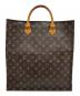 LOUIS VUITTON (ルイ ヴィトン) サックプラ トートバッグ ブラウン：40000円
