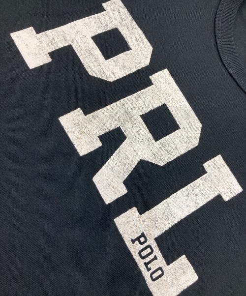 POLO RALPH LAUREN（ポロ・ラルフローレン）POLO RALPH LAUREN (ポロ・ラルフローレン) ロゴプリントTシャツ ブラック サイズ:Lの古着・服飾アイテム