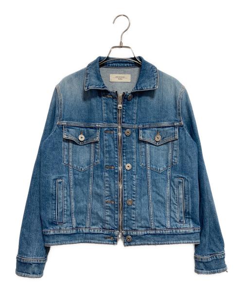 WEEKEND Max Mara（ウィークエンド マックスマーラ）WEEKEND Max Mara (ウィークエンド マックスマーラ) ジップアップデニムジャケット インディゴ サイズ:42の古着・服飾アイテム