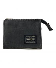 PORTER（ポーター）の古着「DUCK  ZIP WALLET」｜ブラック
