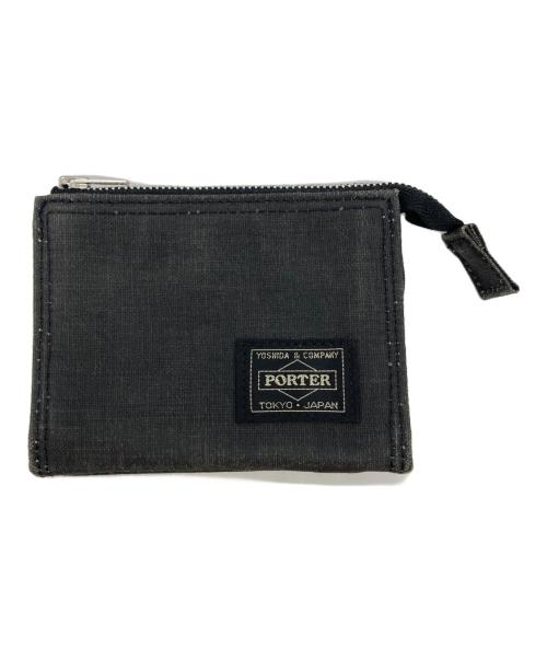 PORTER（ポーター）PORTER (ポーター) DUCK  ZIP WALLET ブラックの古着・服飾アイテム