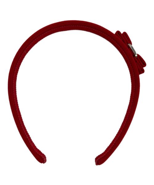 Salvatore Ferragamo（サルヴァトーレ フェラガモ）Salvatore Ferragamo (サルヴァトーレ フェラガモ) カチューシャ レッドの古着・服飾アイテム