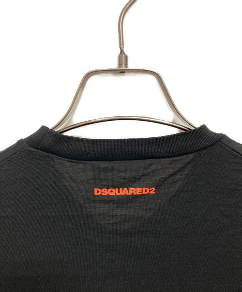 DSQUARED2（ディースクエアード）DSQUARED2 (ディースクエアード) プリントTシャツ ブラック サイズ:XSの古着・服飾アイテム