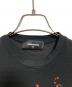 中古・古着 DSQUARED2 (ディースクエアード) プリントTシャツ ブラック サイズ:XS：5000円
