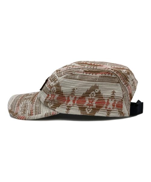 SUPREME（シュプリーム）Supreme (シュプリーム) Woven Pattern Camp Cap アイボリーの古着・服飾アイテム