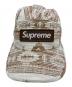 Supreme (シュプリーム) Woven Pattern Camp Cap アイボリー：6000円