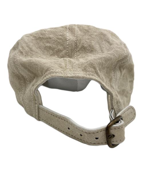 SUPREME（シュプリーム）Supreme (シュプリーム) Suede Camp Cap アイボリーの古着・服飾アイテム