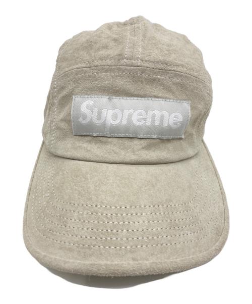 SUPREME（シュプリーム）Supreme (シュプリーム) Suede Camp Cap アイボリーの古着・服飾アイテム