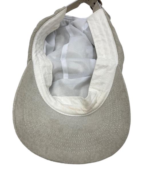 SUPREME（シュプリーム）Supreme (シュプリーム) Suede Camp Cap アイボリーの古着・服飾アイテム