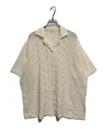 JOURNAL STANDARD（ジャーナルスタンダード）の古着「メッシュレースオーバーシャツ」｜アイボリー