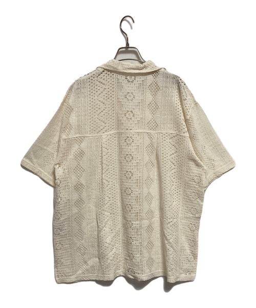 JOURNAL STANDARD（ジャーナルスタンダード）JOURNAL STANDARD (ジャーナルスタンダード) メッシュレースオーバーシャツ アイボリー サイズ:-の古着・服飾アイテム