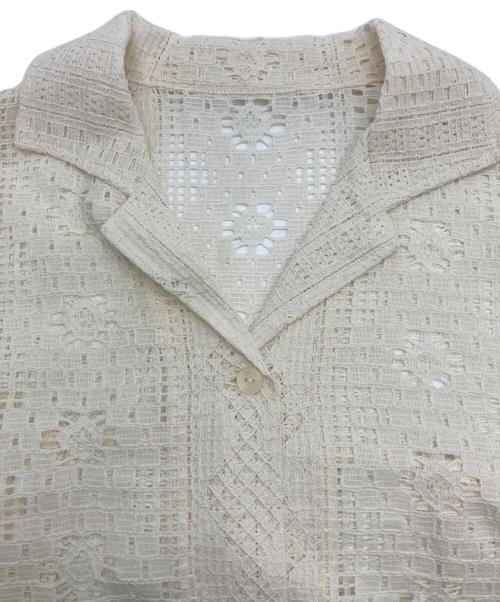 JOURNAL STANDARD（ジャーナルスタンダード）JOURNAL STANDARD (ジャーナルスタンダード) メッシュレースオーバーシャツ アイボリー サイズ:-の古着・服飾アイテム