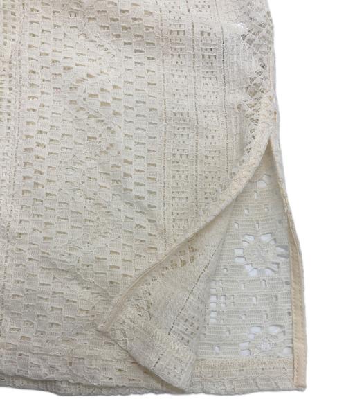 JOURNAL STANDARD（ジャーナルスタンダード）JOURNAL STANDARD (ジャーナルスタンダード) メッシュレースオーバーシャツ アイボリー サイズ:-の古着・服飾アイテム
