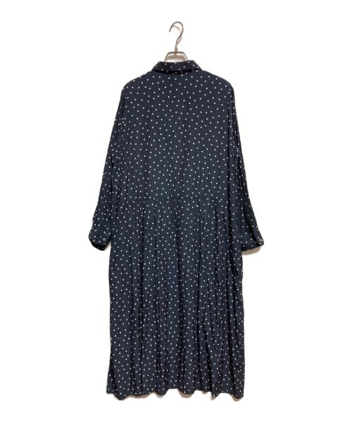 GRANDMA MAMA DAUGHTER（グランマママドーター）GRANDMA MAMA DAUGHTER (グランマママドーター) ブラウスワンピース ネイビー サイズ:SIZE 2の古着・服飾アイテム