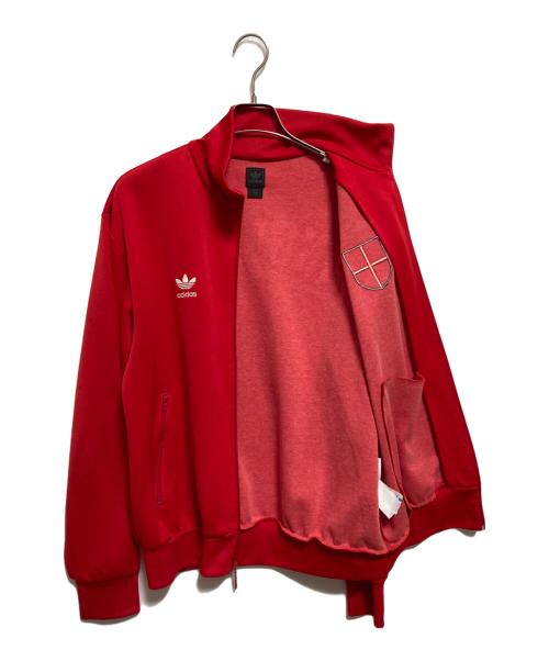 adidas（アディダス）adidas (アディダス) トラックジャケット レッド サイズ:Lの古着・服飾アイテム