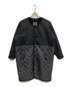 LAVENHAMラベンハム）の古着「切替キルティングコート」｜ブラック