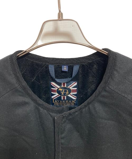 LAVENHAM（ラベンハム）LAVENHAM (ラベンハム) 切替キルティングコート ブラック サイズ:38の古着・服飾アイテム