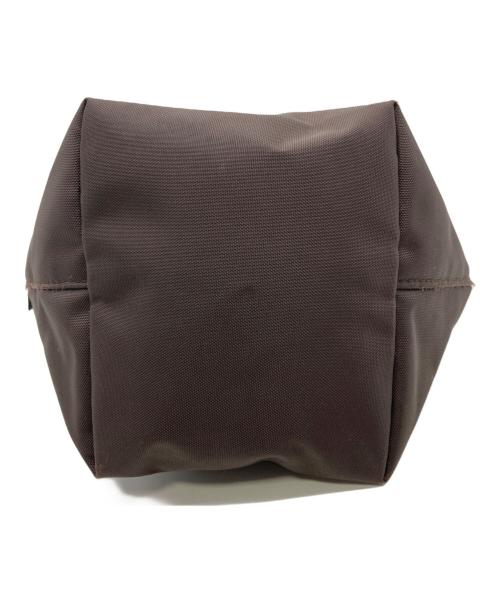 Herve Chapelier（エルベシャプリエ）Herve Chapelier (エルベシャプリエ) ナイロン 舟型ショルダーバッグ S ブラウンの古着・服飾アイテム