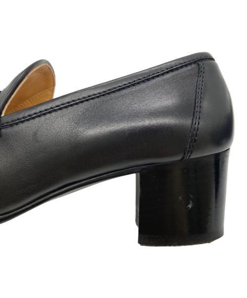 HERMES（エルメス）HERMES (エルメス) コンスタンス ヒールローファー ブラック サイズ:SIZE 36の古着・服飾アイテム