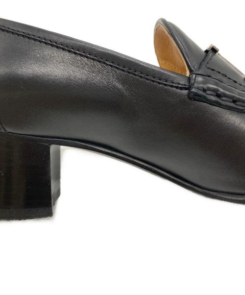 HERMES（エルメス）HERMES (エルメス) コンスタンス ヒールローファー ブラック サイズ:SIZE 36の古着・服飾アイテム