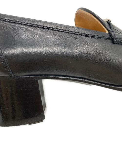 HERMES（エルメス）HERMES (エルメス) コンスタンス ヒールローファー ブラック サイズ:SIZE 36の古着・服飾アイテム