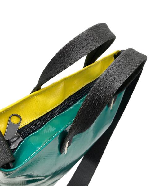FREITAG（フライターグ）FREITAG (フライターグ) LELAND 2WAYトートバッグ グリーン×イエローの古着・服飾アイテム