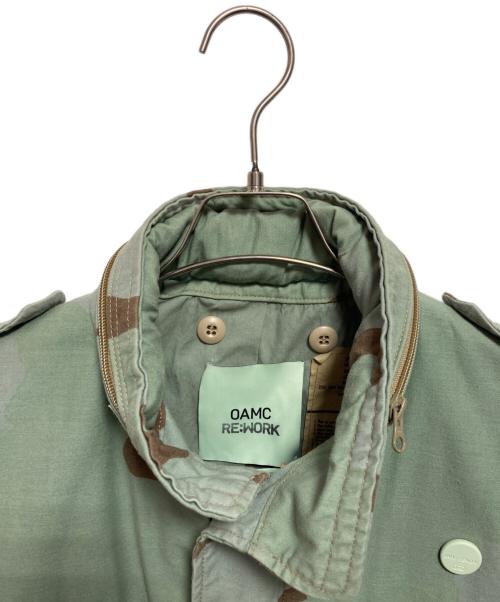 OAMC RE:WORK（オーエーエムシー リワーク）OAMC RE:WORK (オーエーエムシー リワーク) M65ジャケット オリーブ サイズ:LARGE-LONGの古着・服飾アイテム