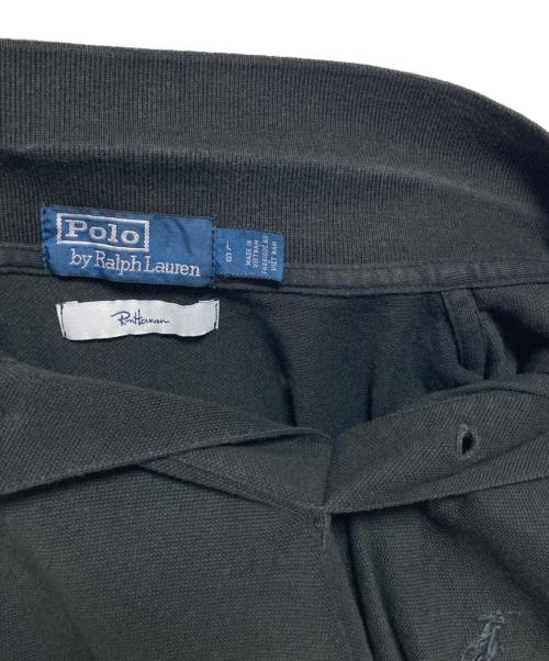 POLO RALPH LAUREN（ポロ・ラルフローレン）POLO RALPH LAUREN (ポロ・ラルフローレン) Ron Herman (ロンハーマン) 別注ポロシャツ ブラック サイズ:Lの古着・服飾アイテム