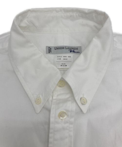 UNION LAUNCH（ユニオンランチ）UNION LAUNCH (ユニオンランチ) ボタンダウンシャツ ホワイト サイズ:Mの古着・服飾アイテム