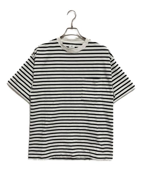 RHC Ron Herman（アールエイチシー ロンハーマン）RHC Ron Herman (アールエイチシー ロンハーマン) ボーダーTシャツ ホワイト×ブラック サイズ:Mの古着・服飾アイテム