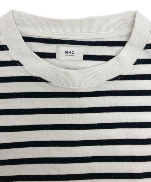 RHC Ron Herman（アールエイチシー ロンハーマン）RHC Ron Herman (アールエイチシー ロンハーマン) ボーダーTシャツ ホワイト×ブラック サイズ:Mの古着・服飾アイテム