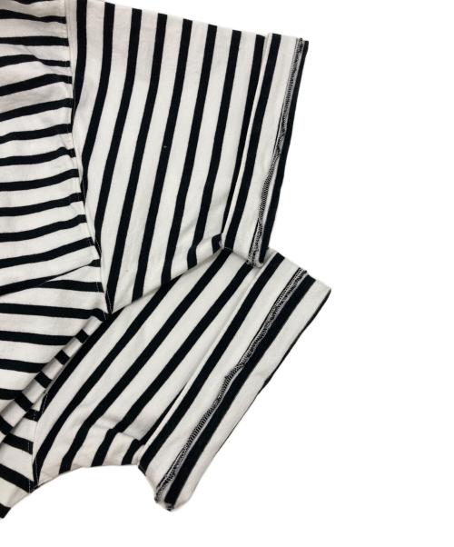 RHC Ron Herman（アールエイチシー ロンハーマン）RHC Ron Herman (アールエイチシー ロンハーマン) ボーダーTシャツ ホワイト×ブラック サイズ:Mの古着・服飾アイテム