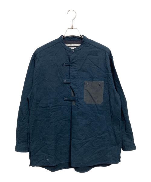 WHITE MOUNTAINEERING（ホワイトマウンテ二アニング）WHITE MOUNTAINEERING (ホワイトマウンテ二アニング) SMOCK SHIRT ネイビー サイズ:1の古着・服飾アイテム