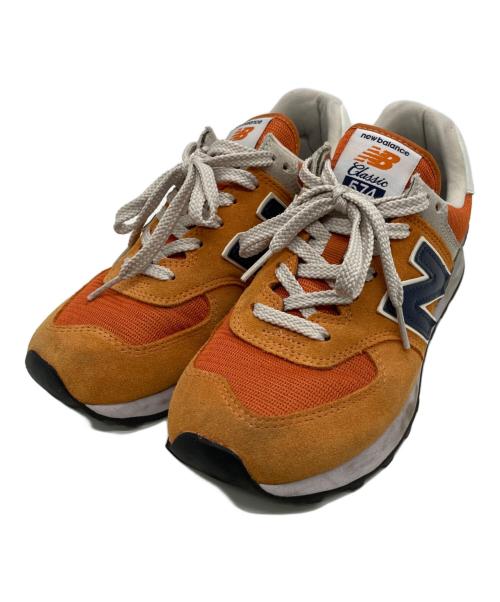 NEW BALANCE（ニューバランス）NEW BALANCE (ニューバランス) ローカットスニーカー オレンジ サイズ:24.5の古着・服飾アイテム