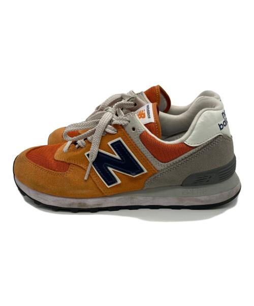 NEW BALANCE（ニューバランス）NEW BALANCE (ニューバランス) ローカットスニーカー オレンジ サイズ:24.5の古着・服飾アイテム