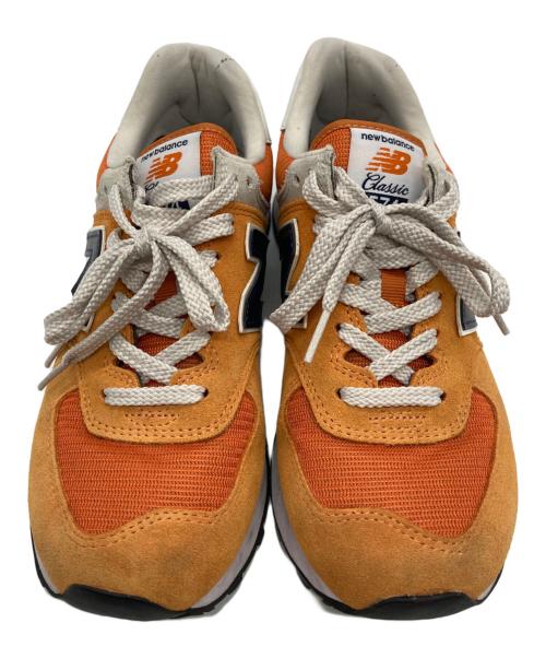 NEW BALANCE（ニューバランス）NEW BALANCE (ニューバランス) ローカットスニーカー オレンジ サイズ:24.5の古着・服飾アイテム
