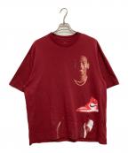 JORDANジョーダン）の古着「M J STMT 1985 SS CRW GEL J DAY TEAM RED」｜レッド