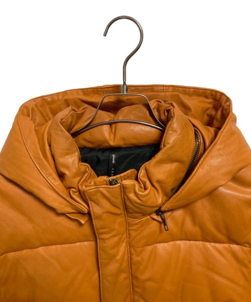 glamb（グラム）glamb (グラム) 中綿レザージャケット ブラウン サイズ:SIZE 4の古着・服飾アイテム