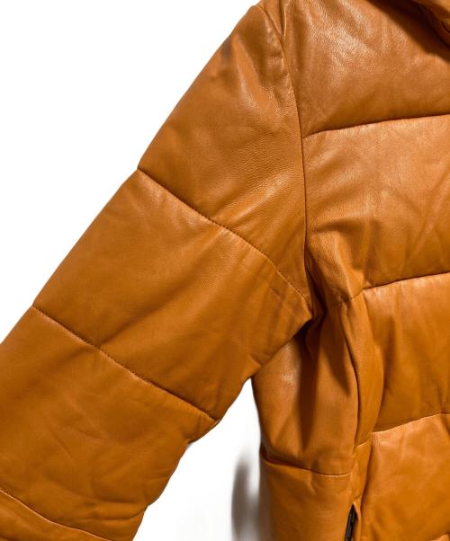 glamb（グラム）glamb (グラム) 中綿レザージャケット ブラウン サイズ:SIZE 4の古着・服飾アイテム