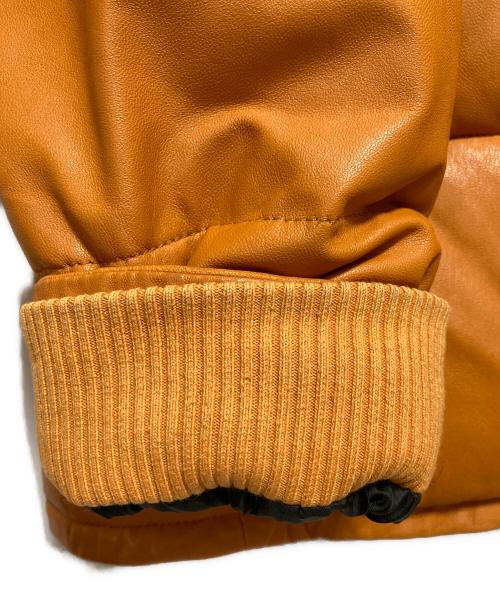 glamb（グラム）glamb (グラム) 中綿レザージャケット ブラウン サイズ:SIZE 4の古着・服飾アイテム