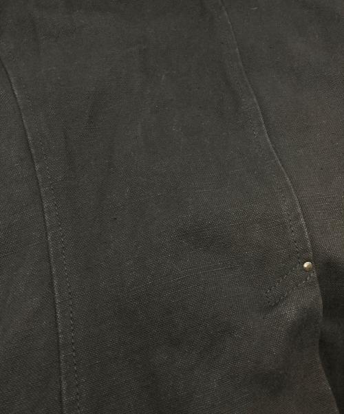 Lab. PAL ZILERI（パルジレリ）Lab. PAL ZILERI (パルジレリ) レザー切替ダブルジャケット ブラック サイズ:52の古着・服飾アイテム