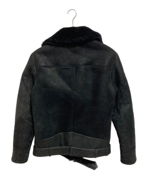 ALL SAINTS（オールセインツ）ALL SAINTS (オールセインツ) ムートンジャケット ブラック サイズ:Mの古着・服飾アイテム